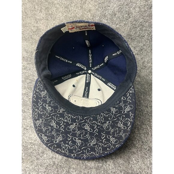 Zephyr 32/5 Penn State Baseball Hat Men's 7 1/2 Blue Fitted Nitty Lions - Picture 4 of 6